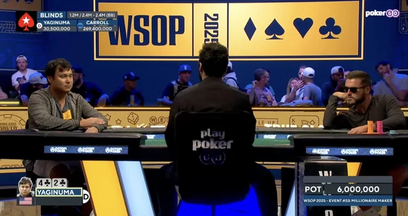 Chip dumping en heads-up por brazalete: promoción con bono de $1M conduce al escándalo