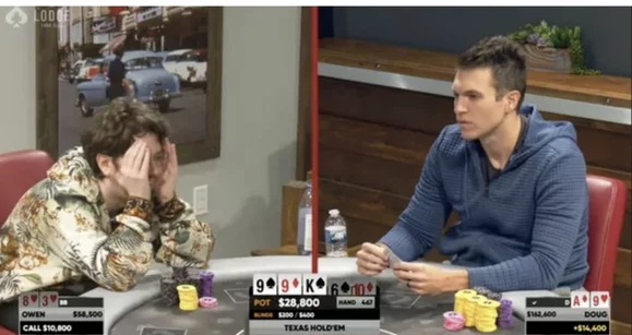 Ganar con una combinación de "19", una escalera de la dama al tres y otros casos curiosos