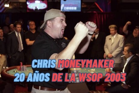 Se cumplen 20 años del triunfo de Chris Moneymaker en el Main Event 2003