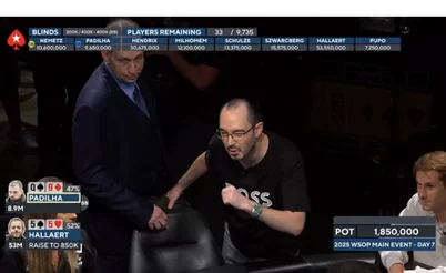 WSOP Main Event, Día 7: Hallert lidera, Margets brilla y Kassouf cae tras un ataque de nervios