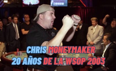 Se cumplen 20 años del triunfo de Chris Moneymaker en el Main Event 2003