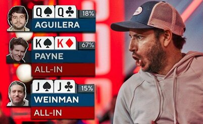 El triple all-in con jotas es la mano clave del Evento Principal de la WSOP