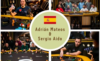 Adrián Mateos y Sergio Aido obtienen premios millonarios en la Triton Series de Jeju