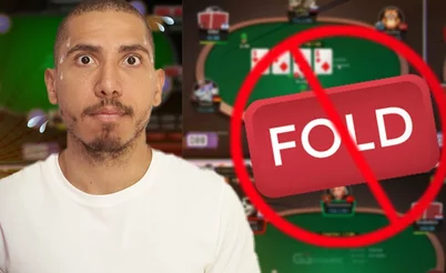 ¿Qué pasa si le quitan el botón de "fold" a un brasileño?