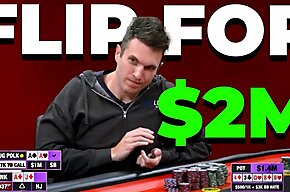 Factor miedo en botes de siete cifras: encontrando el equilibrio en la mano de Doug Polk